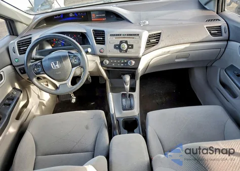 2012 Honda Civic Lx z USA, uszkodzony, nr VIN 2HGFB2F57CH314037